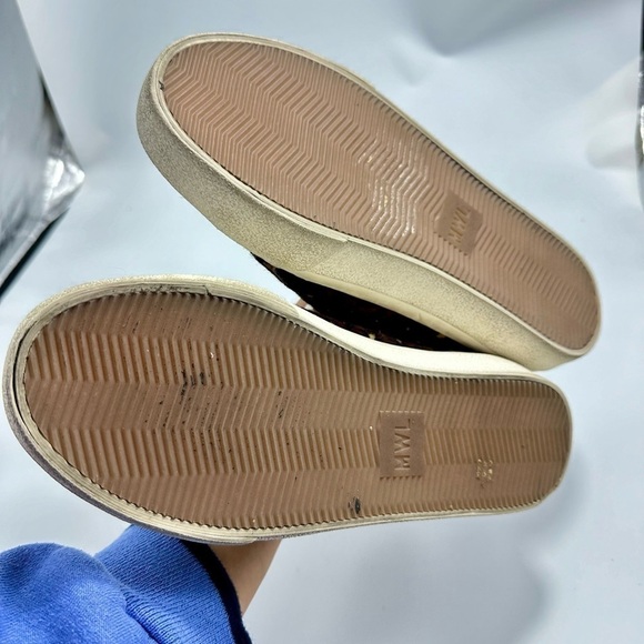 Madewell leopard print calf hair low top sneaker size 6.5 - Picture 8 of 14